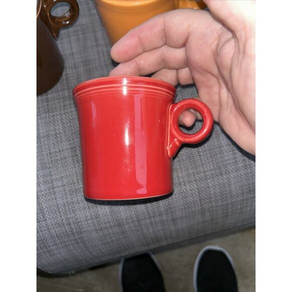 Fiesta Fiestaware (Lot of‎ 4) Ring Handle Mugs. No Nicks. Perfect HLC - Picture 11 of 12